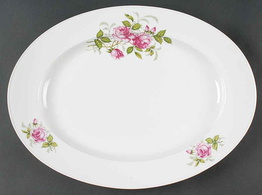 Courtship 14" Oval Serving Platter by Johann Haviland-1