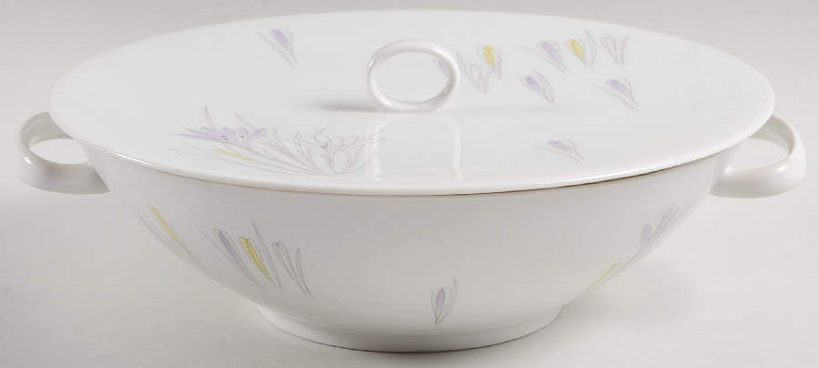 Crocus Round Covered Vegetable by Johann Haviland-1