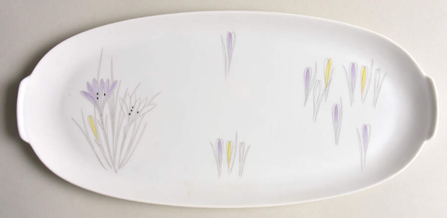 Crocus Large Sandwich Tray by Johann Haviland-1