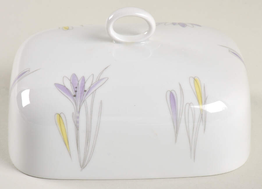 Crocus Lid for Square Butter by Johann Haviland-1