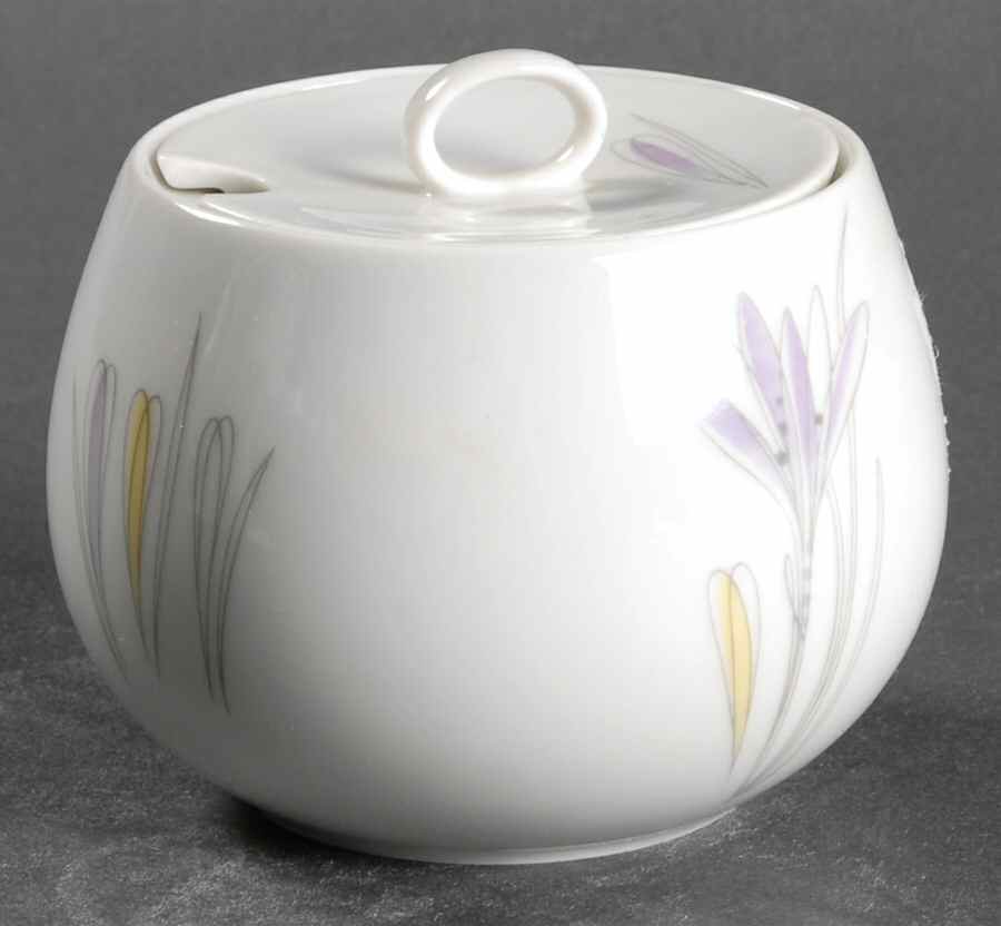 Crocus Sugar Bowl & Lid by Johann Haviland-1