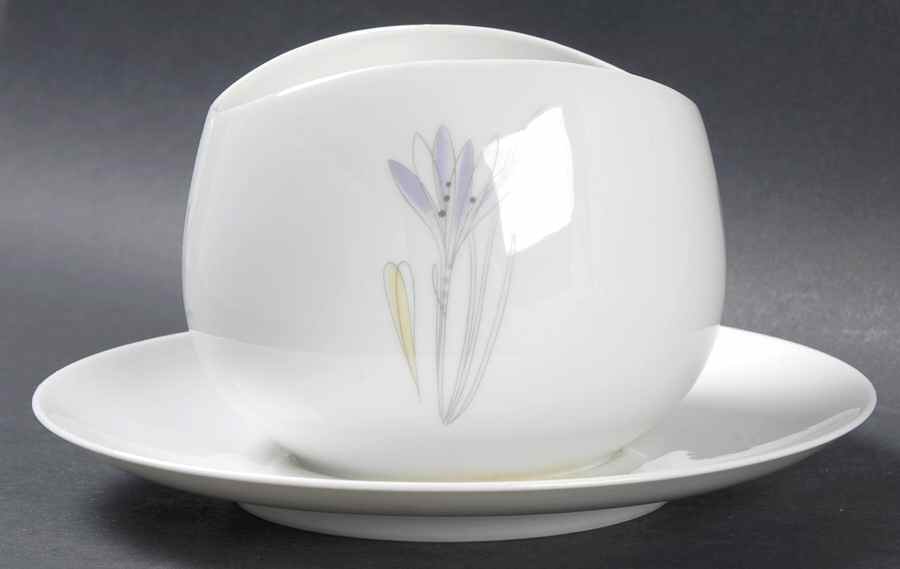 Crocus Gravy Boat with Attached Underplate by Johann Haviland-1