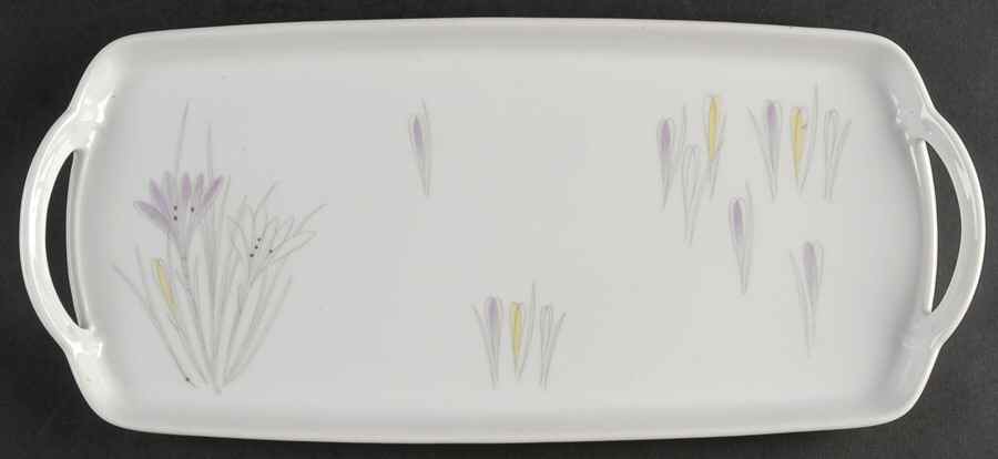 Crocus Large Sandwich Tray by Johann Haviland-1