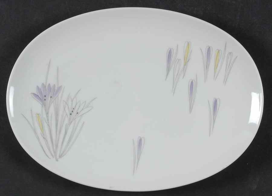 Crocus 9" Oval Serving Platter by Johann Haviland-1