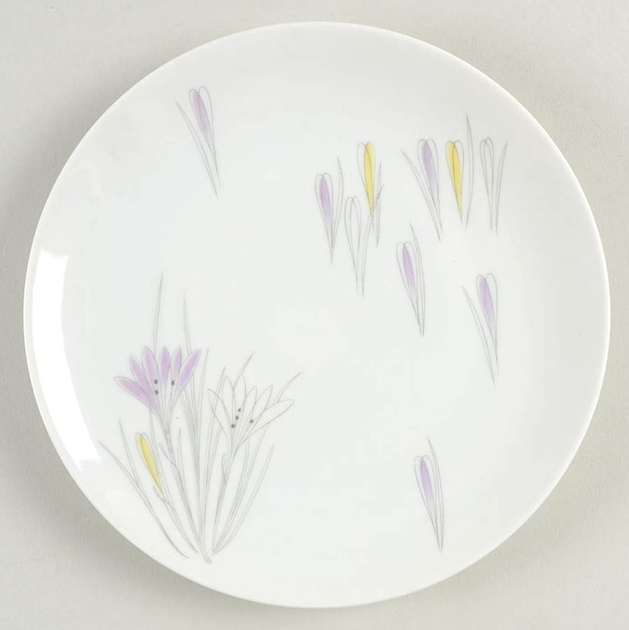 Crocus Salad Plate by Johann Haviland-1
