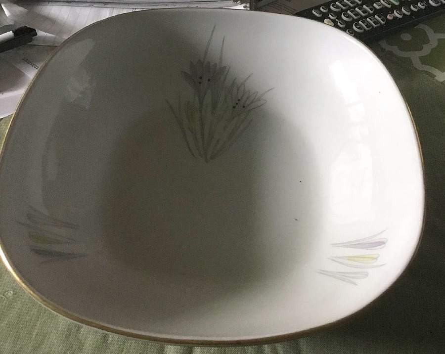Crocus 9" Square Vegetable Bowl by Johann Haviland-1