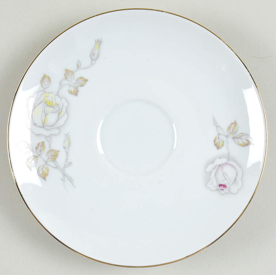 Dawn Rose Saucer by Johann Haviland-1