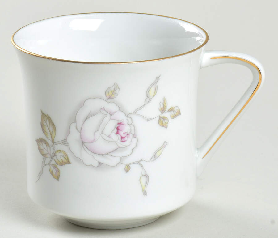 Dawn Rose Flat Cup by Johann Haviland-1