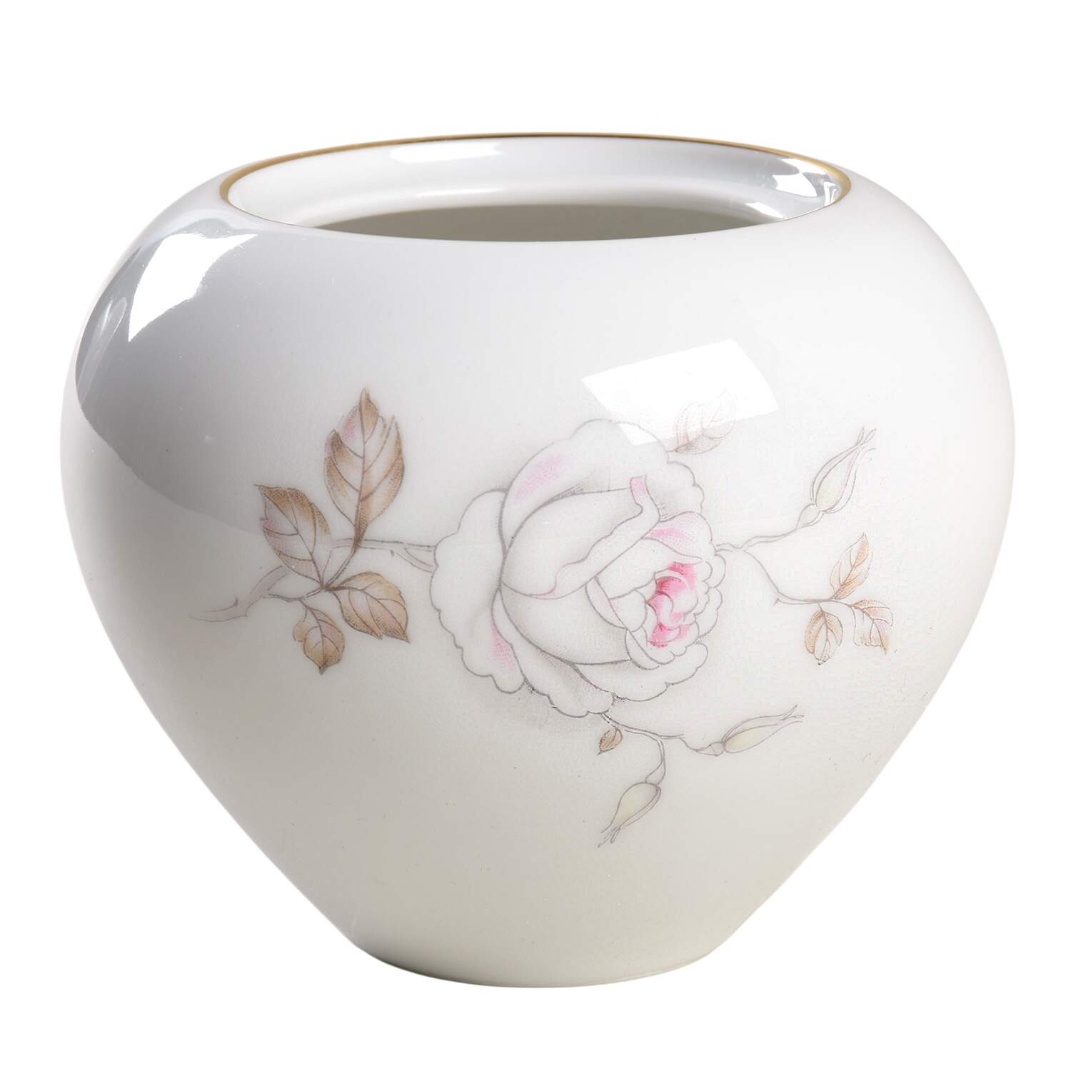 Dawn Rose Sugar Bowl No Lid by Johann Haviland-1
