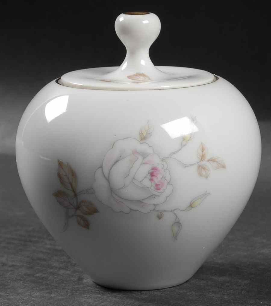 Dawn Rose Sugar Bowl & Lid by Johann Haviland-1