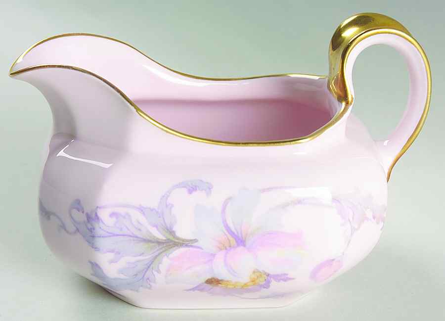 Dogwood (Gold Trim) Creamer by Johann Haviland-1
