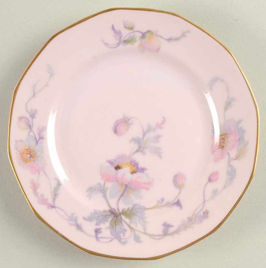 Dogwood (Gold Trim) Bread & Butter Plate by Johann Haviland-1