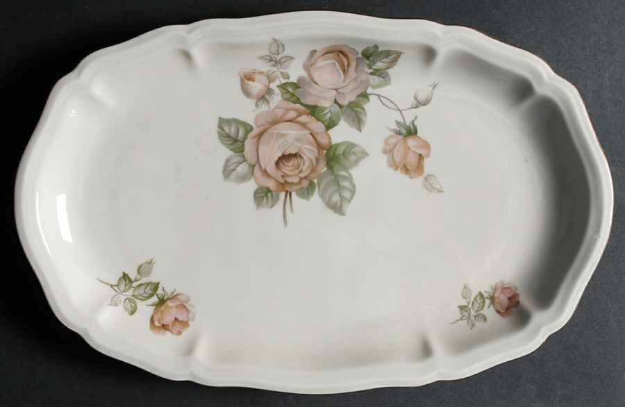 E428 13" Oval Serving Platter by Johann Haviland-1