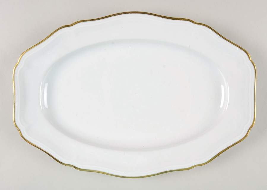 E504 13" Oval Serving Platter by Johann Haviland-1