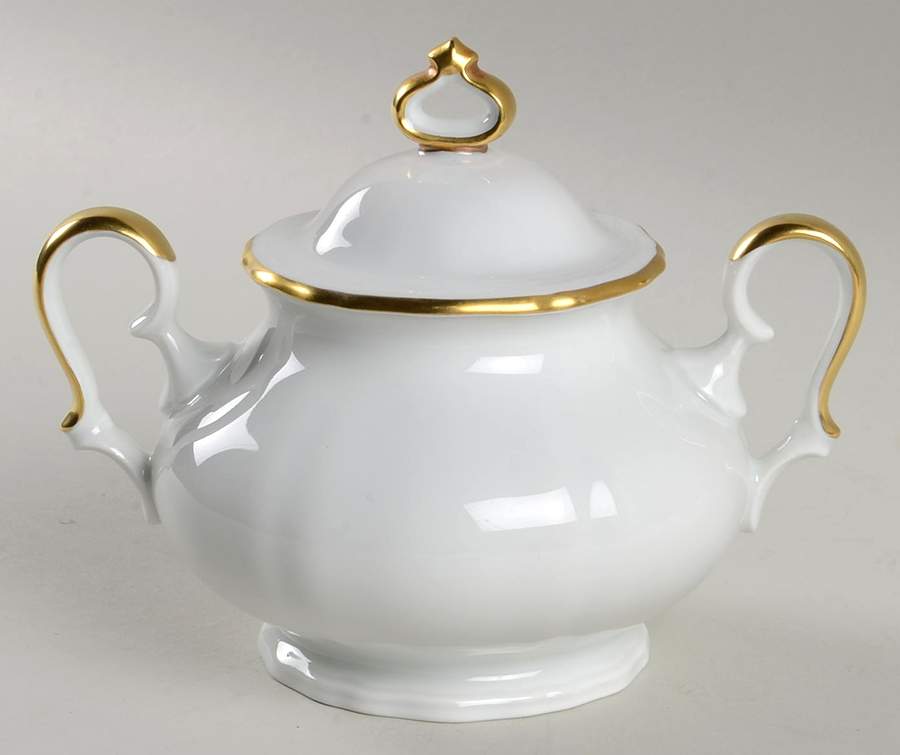 E504 Sugar Bowl & Lid by Johann Haviland-1