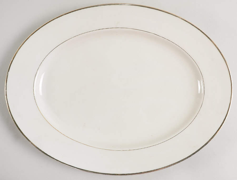 Elegance 12" Oval Serving Platter by Johann Haviland-1