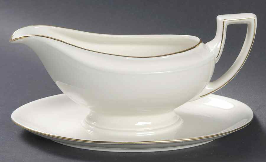 Elegance Gravy Boat with Attached Underplate by Johann Haviland-1