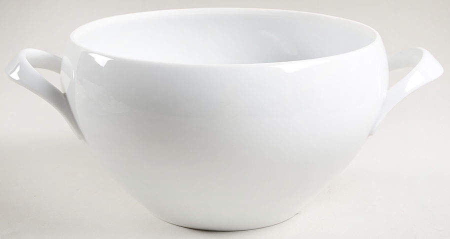 Eva White Round Vegetable No Lid by Johann Haviland-1