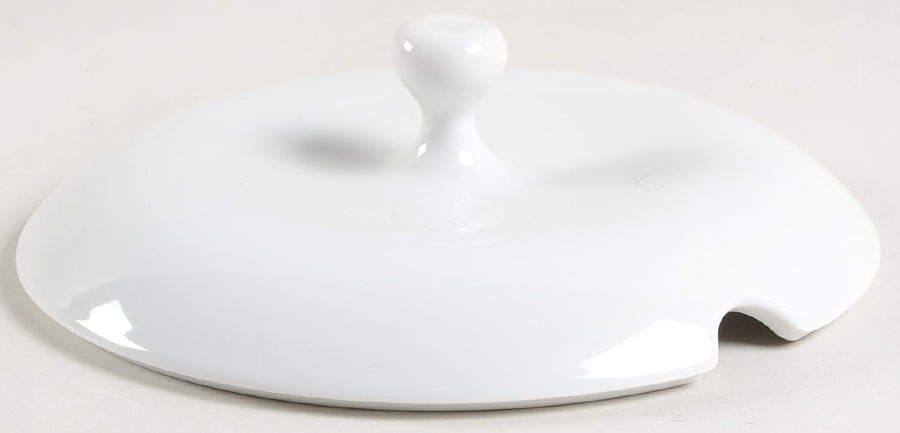 Eva White Lid for Round Vegetable by Johann Haviland-1