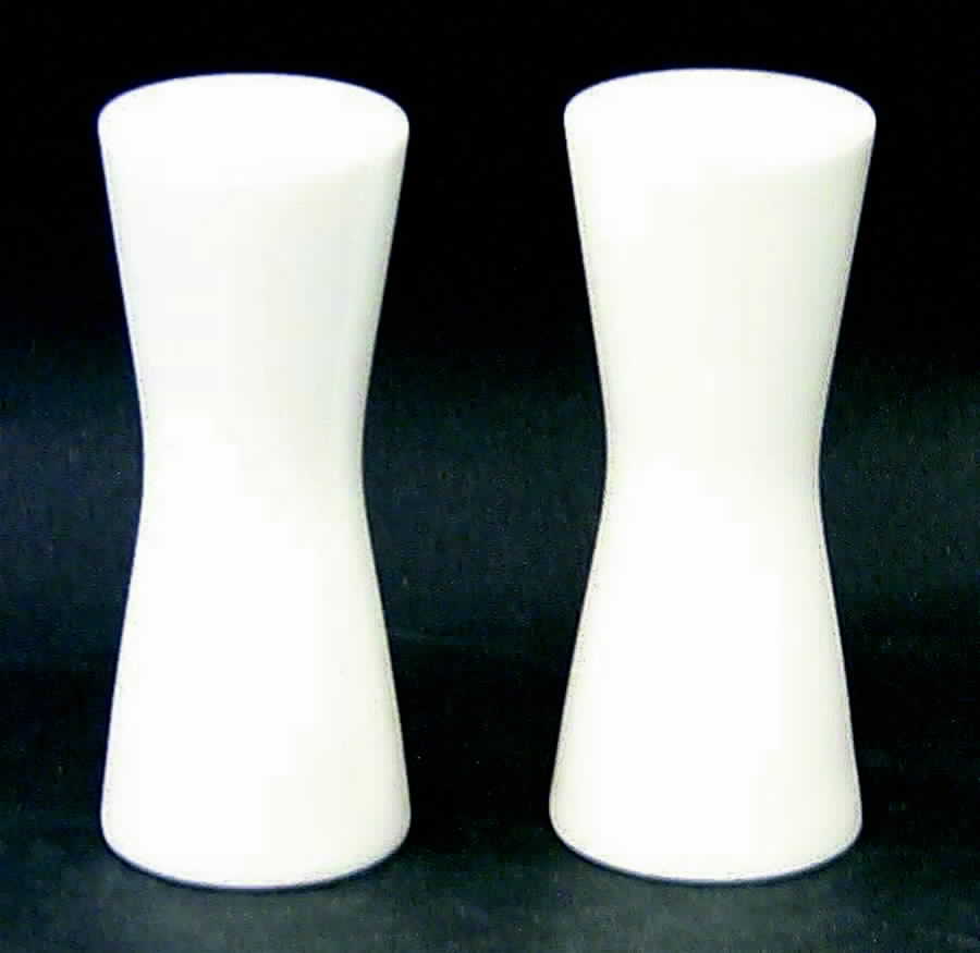 Eva White Salt & Pepper Set by Johann Haviland-1