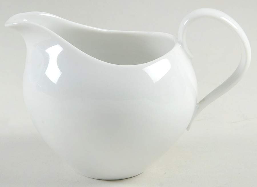 Eva White Creamer by Johann Haviland-1