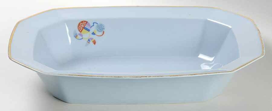Festival 10" Oval Vegetable Bowl by Johann Haviland-1