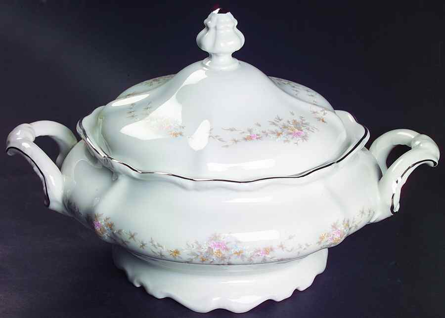 Floral Splendor Round Covered Vegetable by Johann Haviland-1