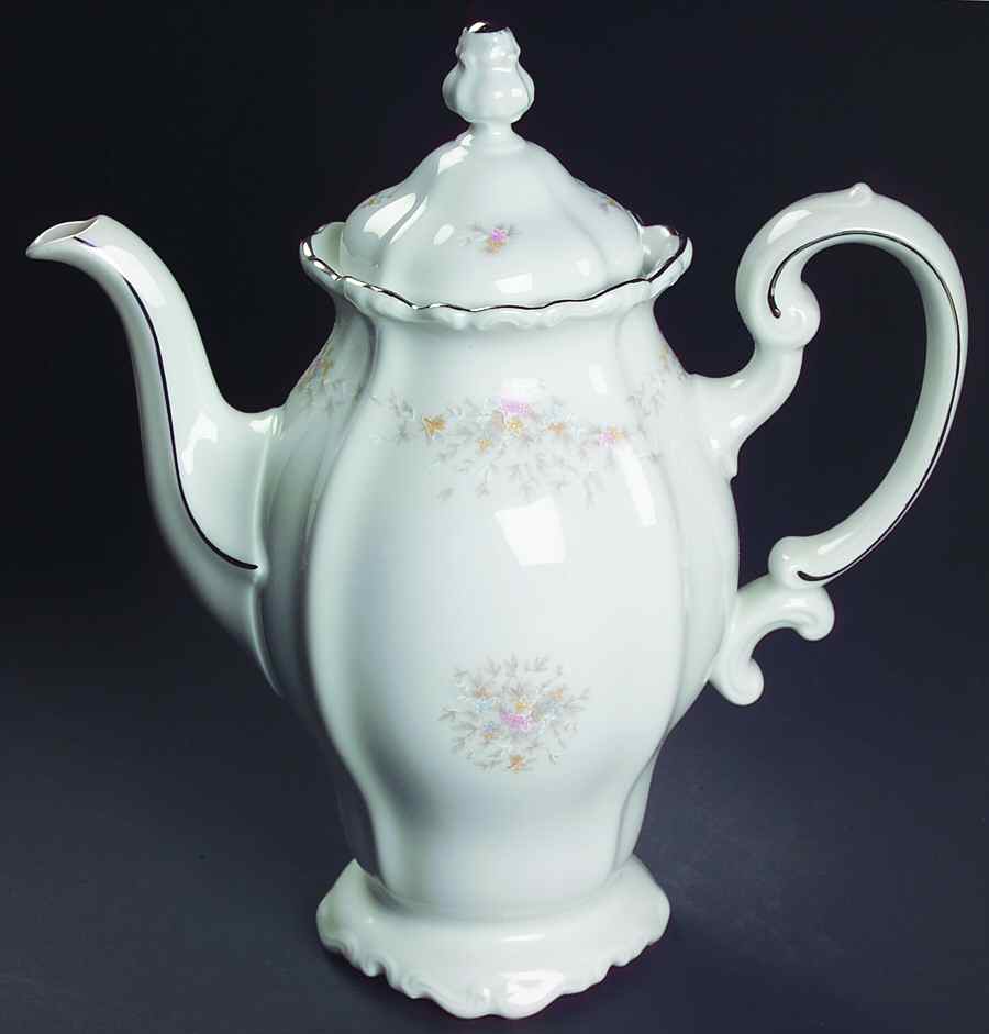 Floral Splendor Coffee Pot & Lid by Johann Haviland-1