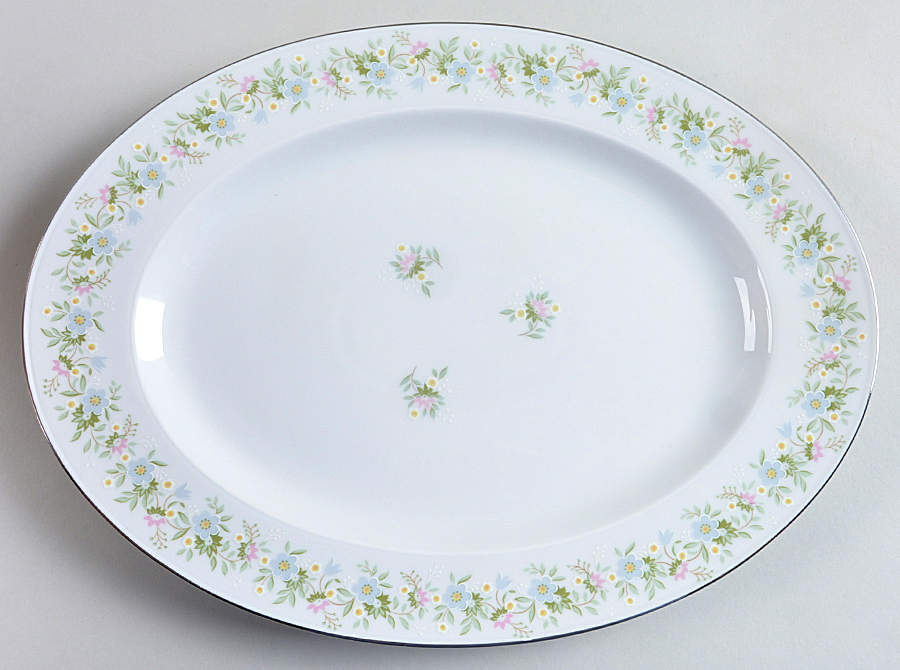 Forever Spring 12" Oval Serving Platter by Johann Haviland-1