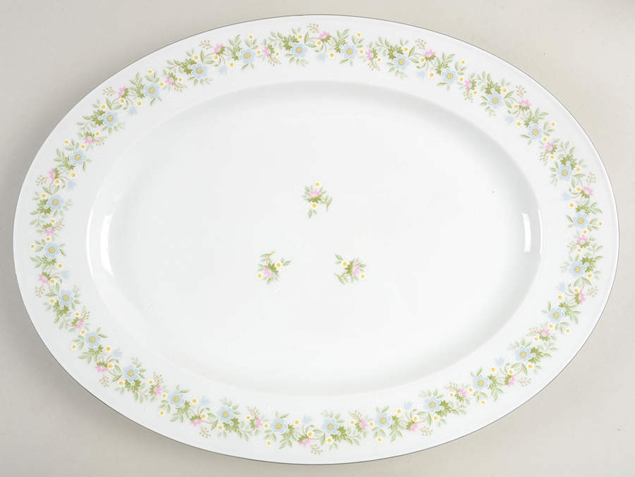 Forever Spring 14" Oval Serving Platter by Johann Haviland-1