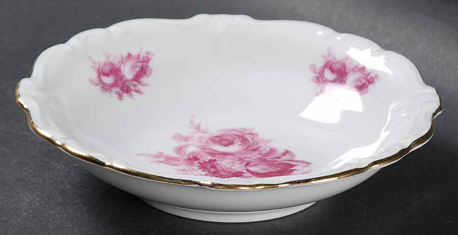 French Rose Fruit/Dessert (Sauce) Bowl by Johann Haviland-1