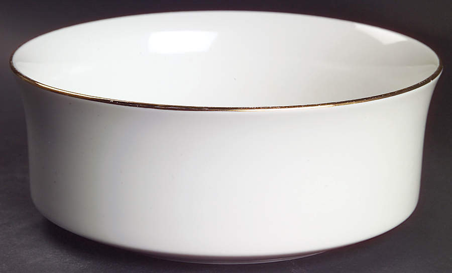 Golden Band 7" Round Vegetable Bowl by Johann Haviland-1
