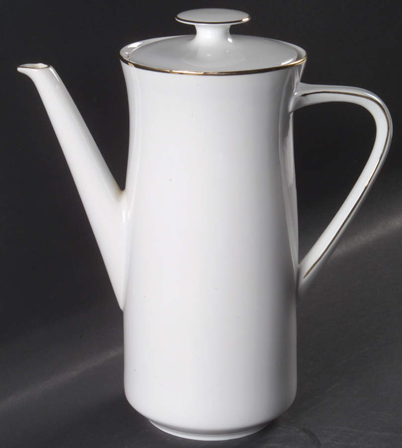 Golden Band Coffee Pot & Lid by Johann Haviland-1