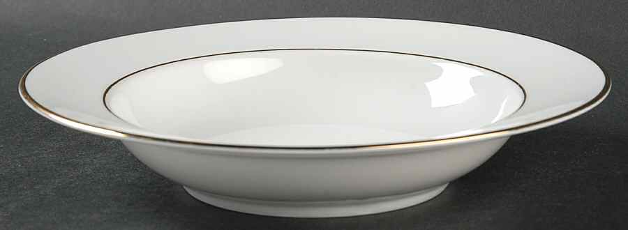 Golden Band Rim Soup Bowl by Johann Haviland-1
