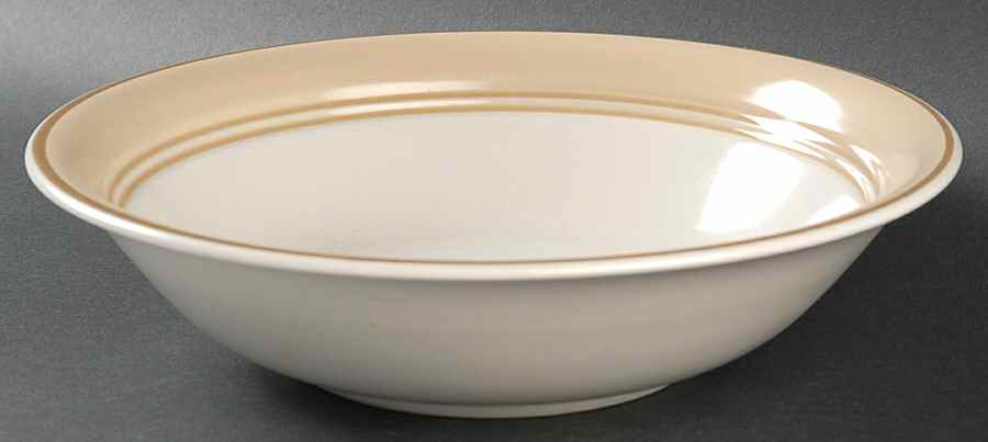 Golden Band 9" Round Vegetable Bowl by Johann Haviland-1