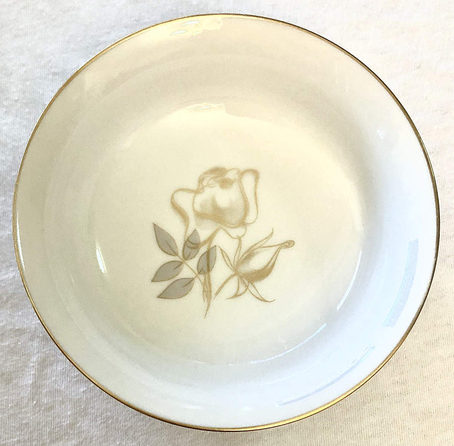 Gold Rose Fruit/Dessert (Sauce) Bowl by Johann Haviland-1