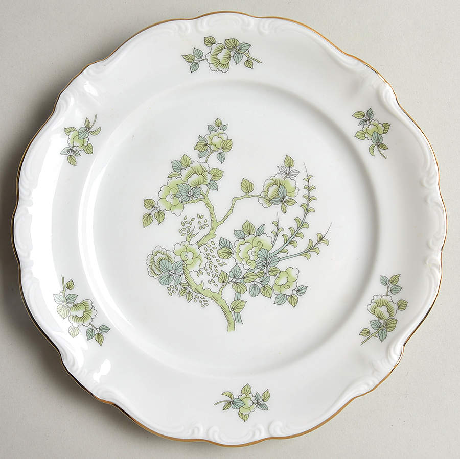 Indian Tree Gold Trim Salad Plate by Johann Haviland-1