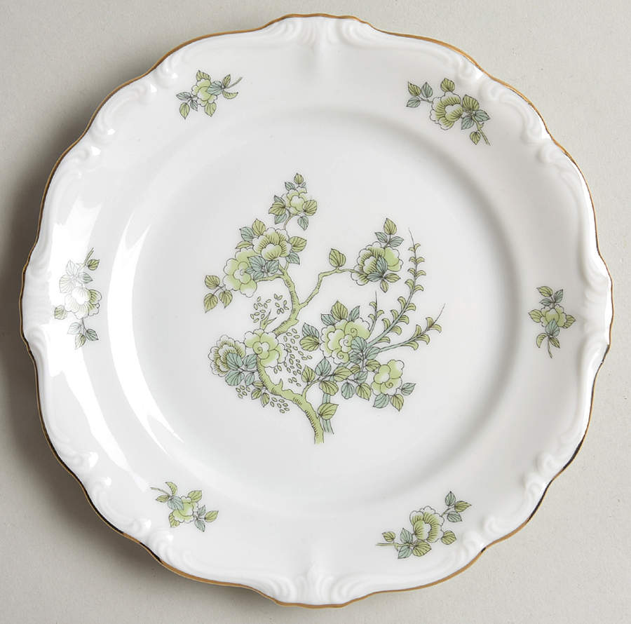 Indian Tree Gold Trim Bread & Butter Plate by Johann Haviland-1