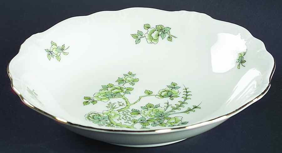 Indian Tree Gold Trim Coupe Soup Bowl by Johann Haviland-1