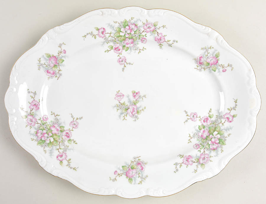 JOH1 14" Oval Serving Platter by Johann Haviland-1