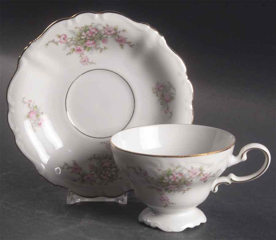 JOH1 Footed Cup & Saucer Set by Johann Haviland-1