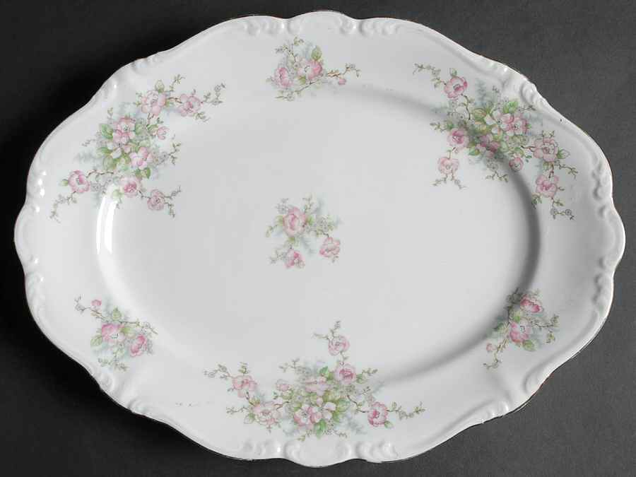 JOH1 12" Oval Serving Platter by Johann Haviland-1