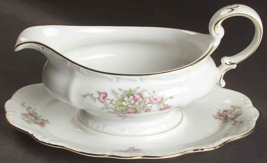 JOH1 Gravy Boat with Attached Underplate by Johann Haviland-1
