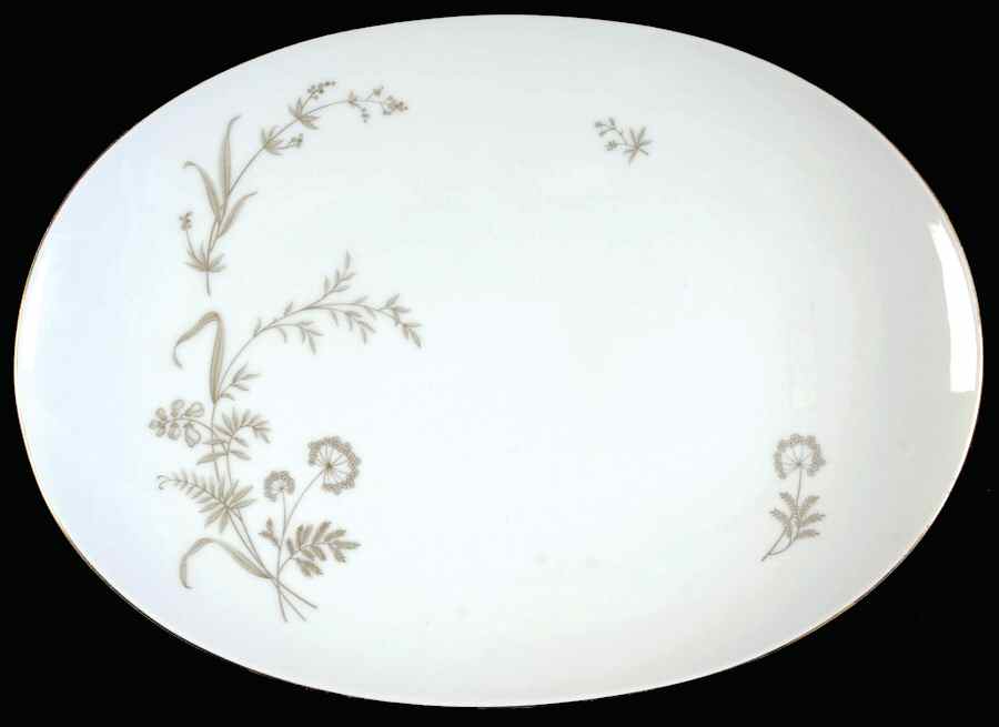 Golden Wheat 13" Oval Serving Platter by Johann Haviland-1
