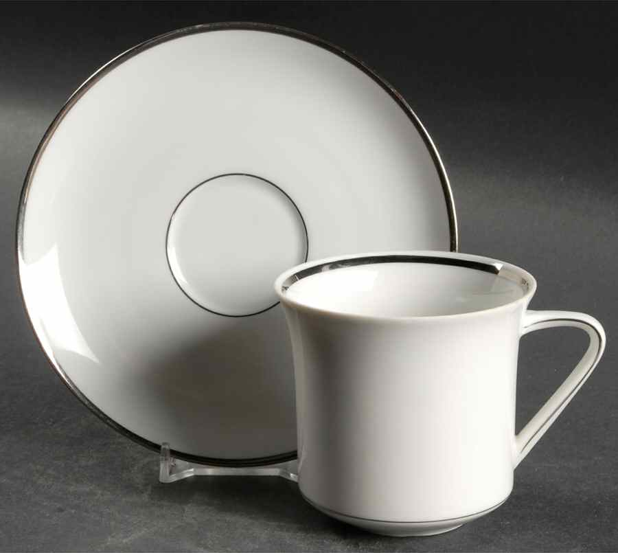 JOH100 Flat Cup & Saucer Set by Johann Haviland-1