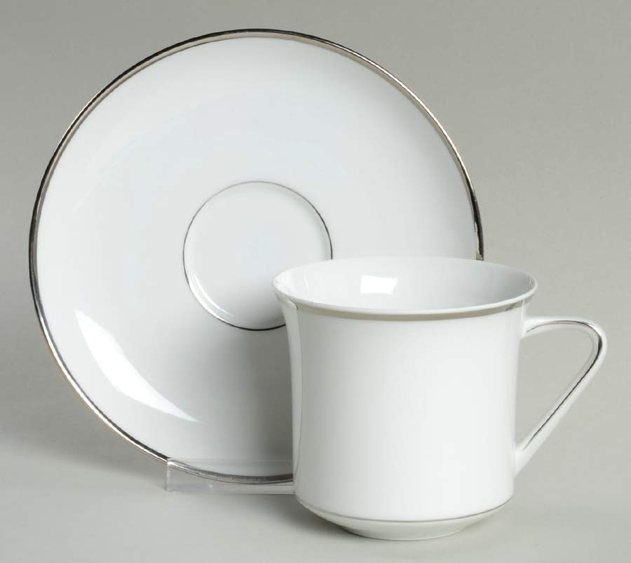 JOH100 Flat Cup & Saucer Set by Johann Haviland-1