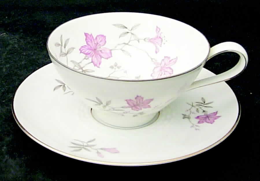 Rosita Flat Cup & Saucer Set by Johann Haviland-1