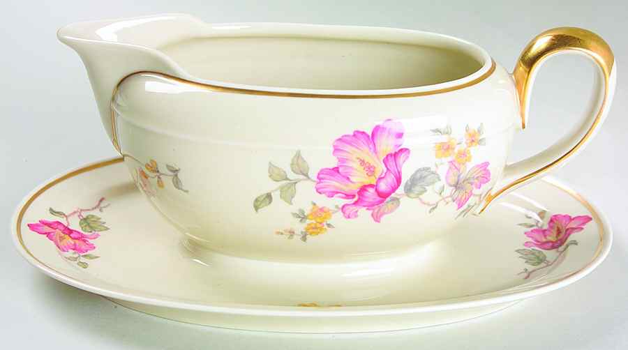 JOH109 Gravy Boat with Attached Underplate by Johann Haviland-1