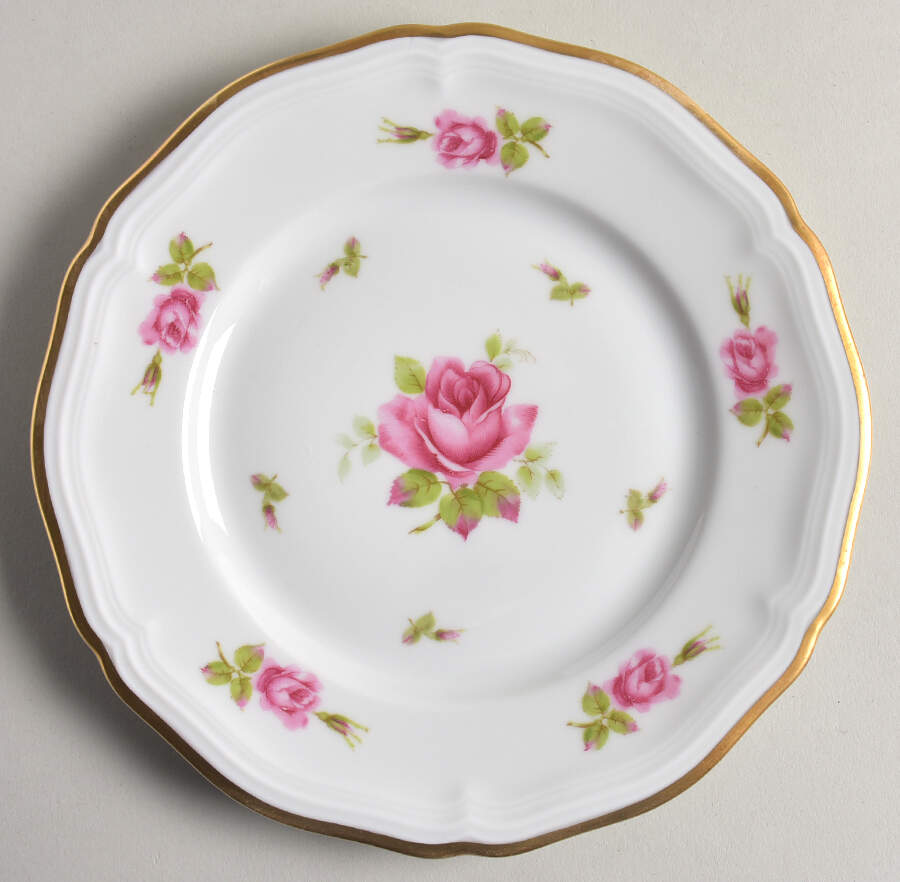 Chippendale Rose Salad Plate by Johann Haviland-1