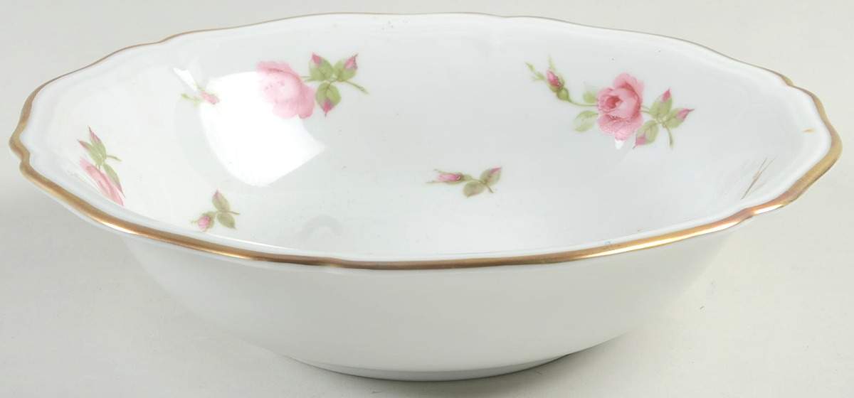 Chippendale Rose 9" Round Vegetable Bowl by Johann Haviland-1